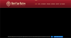 Desktop Screenshot of hotelsanmatteo.it